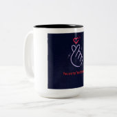 "Vous êtes ma personne préférée" Mug en céramique (Devant gauche)