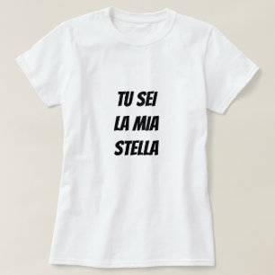 Vous êtes ma star en T-shirt italien