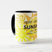 vous êtes ma tasse de soleil . tasse de café (Devant gauche)