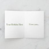 Vous êtes ma tranche de paradis carte de vacances (Intérieur)