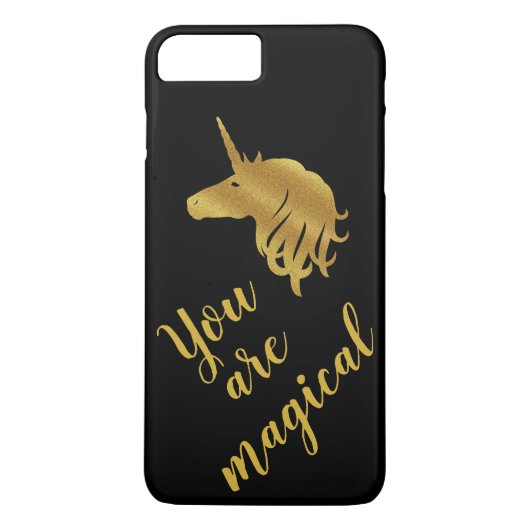 Vous êtes Magic Gold & Black Coque (Dos)