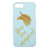 Vous êtes Magic Gold & Blue Coque (Dos)