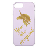Vous êtes Magic Gold & Lilac Coque (Dos)