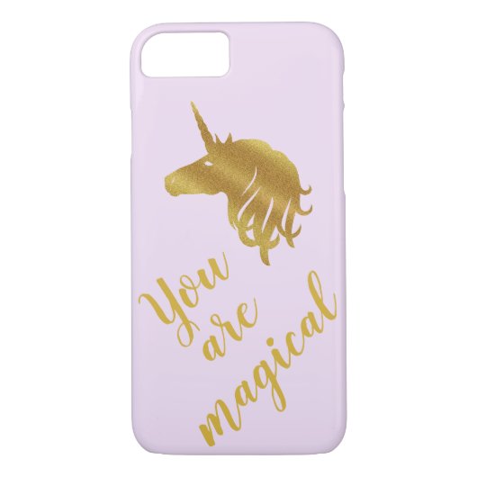 Vous êtes Magic Gold & Lilac Coque (Dos)