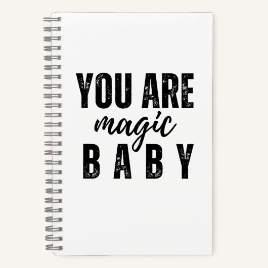 Vous êtes Magique Bébé ! Cahier Journal (Recto)