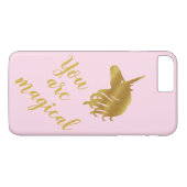 Vous êtes Magique Gold & Coque rose (Dos (Horizontal))