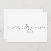 Vous êtes magique - Juste parce que - Carte de voe (Devant / Derrière)