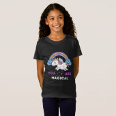 Vous Êtes Magique Unicorn T-Shirt (Devant entier)