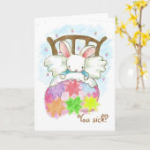 Vous êtes malade ? Obtenir la carte Bunny (Fleur jaune)