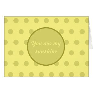 Vous Êtes Mes Cartes Blanches Sunshine (Beurre Jau