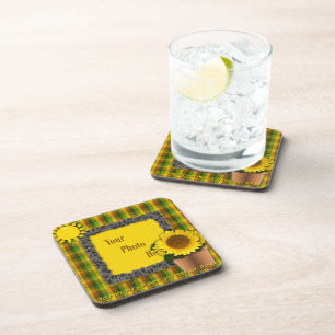 Vous Êtes Mes DESSOUS DE VERRE Sunshine Sunflower