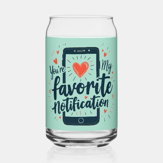 Vous êtes mon affection numérique de notification (Recto)