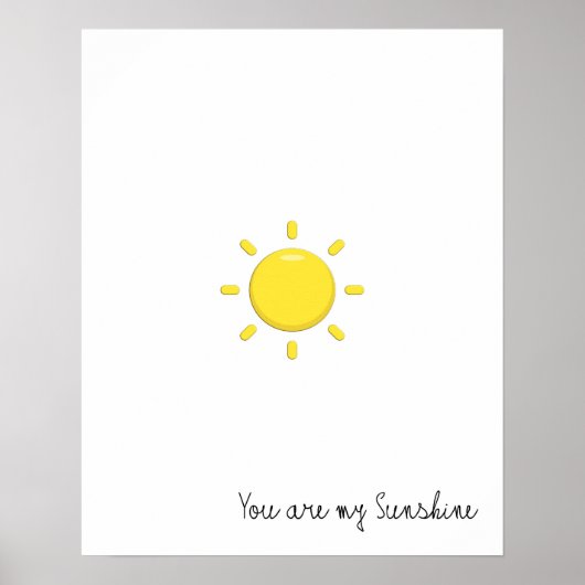 Vous êtes mon affiche de soleil (Devant)
