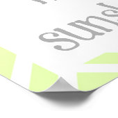 Vous êtes mon affiche de soleil (Coin)