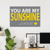Vous êtes mon affiche Sunshine (Bureau à domicile)