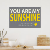 Vous êtes mon affiche Sunshine (Cuisine)