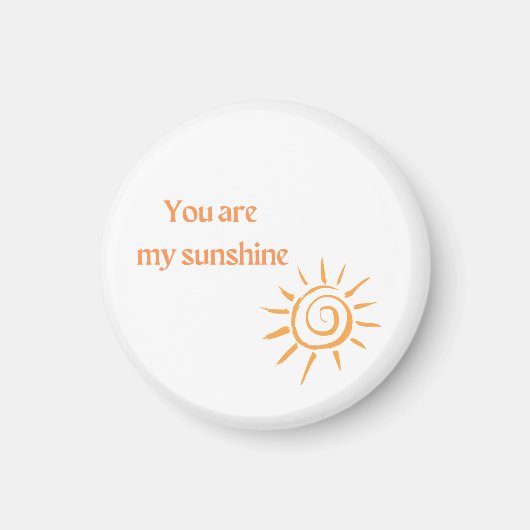 Vous êtes mon aimant solaire (Devant)