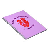 Vous êtes mon amour Journal spiralé (Côté Droit)