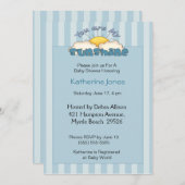 Vous Êtes Mon Baby shower Sunshine Invitation (Devant / Derrière)