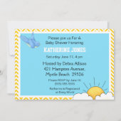 Vous Êtes Mon Baby shower Sunshine Invitation (Dos)
