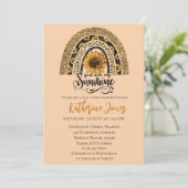 Vous Êtes Mon Baby shower Sunshine Invitation (Debout devant)