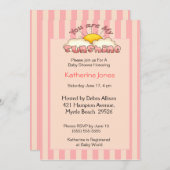 Vous Êtes Mon Baby shower Sunshine Invitation (Devant / Derrière)