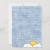 Vous Êtes Mon Baby shower Sunshine Invitation (Dos)