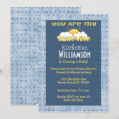 Vous Êtes Mon Baby shower Sunshine Invitation (Devant / Derrière)