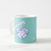 Vous êtes mon coeur DIAMOND Coffee Mug (Devant gauche)