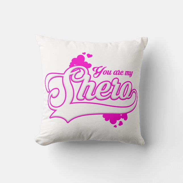 Vous êtes mon Coussin SHERO (Recto)