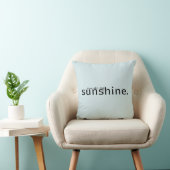 Vous Êtes Mon Coussin Sunshine Light Blue Typograp (Chaise)