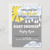 Vous êtes mon Invitation Baby shower Sunshine (Devant)