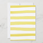 Vous êtes mon Invitation Baby shower Sunshine (Dos)