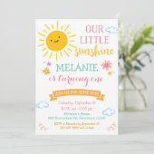 Vous êtes mon invitation d'anniversaire de soleil, (Debout devant)