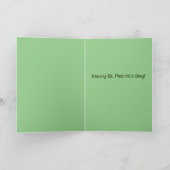 Vous êtes mon jour de la Saint-Patrick Carte d'or (Intérieur)