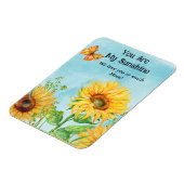 VOUS ÊTES MON MAGNET SUNSHINE SUNFLOWER (Personnal (Côté Gauche)