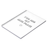 Vous êtes mon refuge Cahier (Côté gauche)