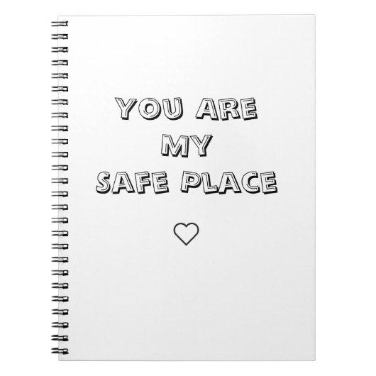 Vous êtes mon refuge Cahier (Devant)