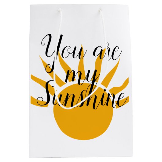 Vous êtes mon sac de cadeau de soleil (Devant)