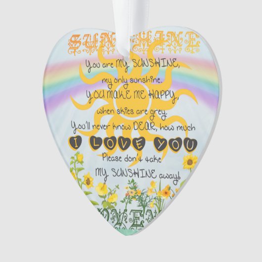 Vous êtes mon soleil (devant)