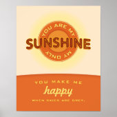 Vous êtes mon soleil. — affiche (Devant)