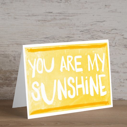 Vous Êtes Mon Soleil | Carte de voeux