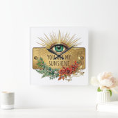 Vous êtes mon soleil Horloge murale (Maison)