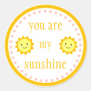 Vous Êtes Mon Sticker Sunshine