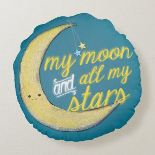 Vous êtes mon Sun, lune et mon coussin réversibl
