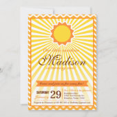 Vous êtes mon Sunshine Anniversaire Invitation (Devant)