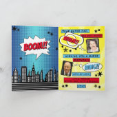 Vous êtes mon Superhero Papa Anniversaire 2 Carte  (Intérieur)