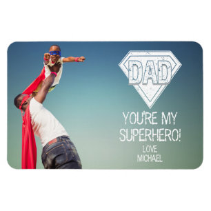Vous êtes Mon Superhero Papa Fête des pères Magnet