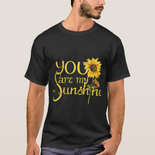 Vous Êtes Mon T-shirt Sunshine Sunflower Butterfly