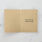 Vous êtes mon unique | Carte romantique (Intérieur)